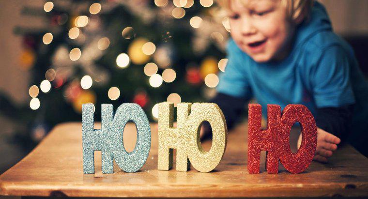 Tại sao ông già Noel nói "ho Ho Ho"?