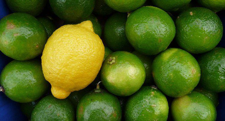 Sự khác biệt giữa Chanh và Limes là gì?