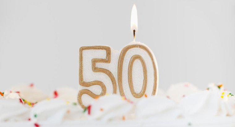 Ý tưởng tổ chức sinh nhật lần thứ 50 là gì?