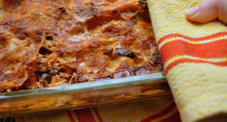 Làm cách nào để làm nóng lại chảo Lasagna trong lò?