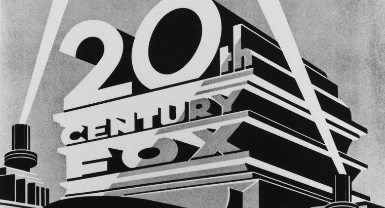 Phông chữ nào đã được sử dụng trong logo của 20th Century Fox?