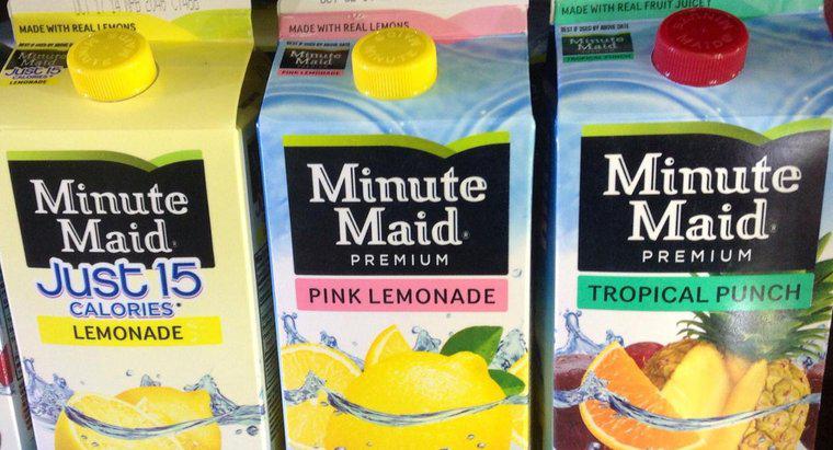 Minute Maid Lemonade có Caffeine không?