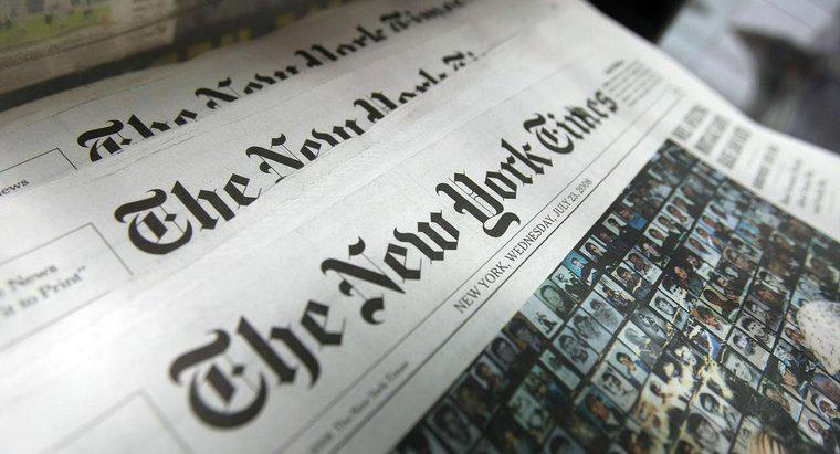 The New York Times sử dụng phông chữ nào?