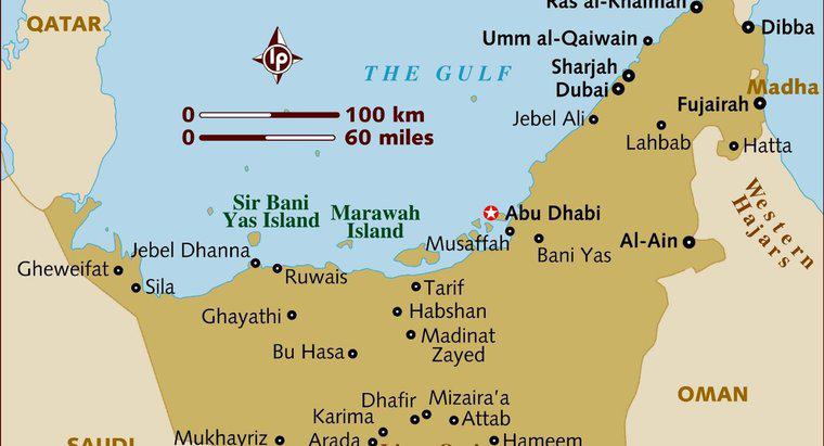 Khoảng cách giữa Abu Dhabi và Dubai là gì?