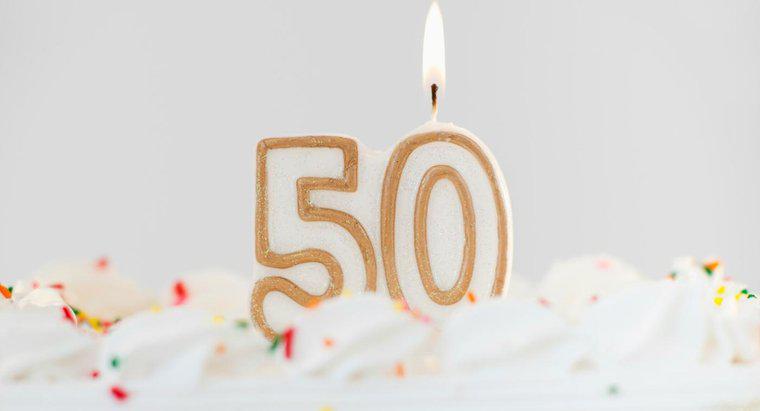 Quà mừng sinh nhật lần thứ 50 cho một người đàn ông là gì?
