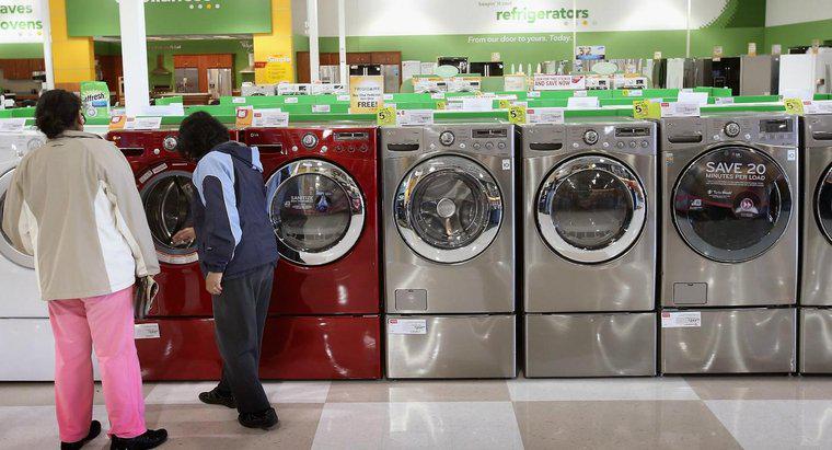 Một số thương hiệu máy giặt được xếp hạng cao nhất là gì?
