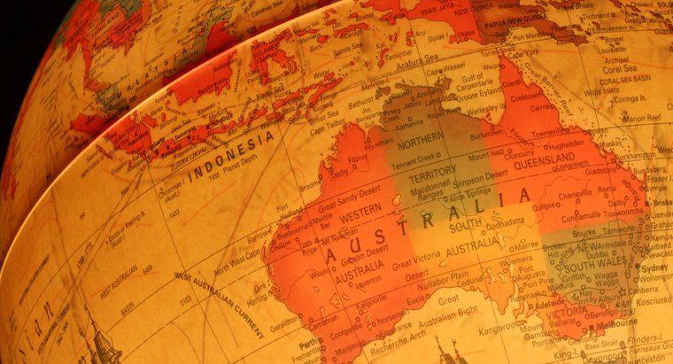 Biên giới Úc ở Đại dương nào?