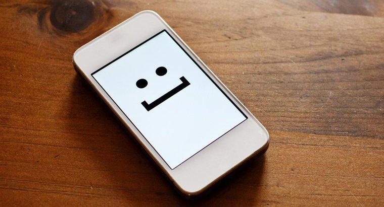 Biểu tượng cho mặt cười khi nhắn tin là gì?