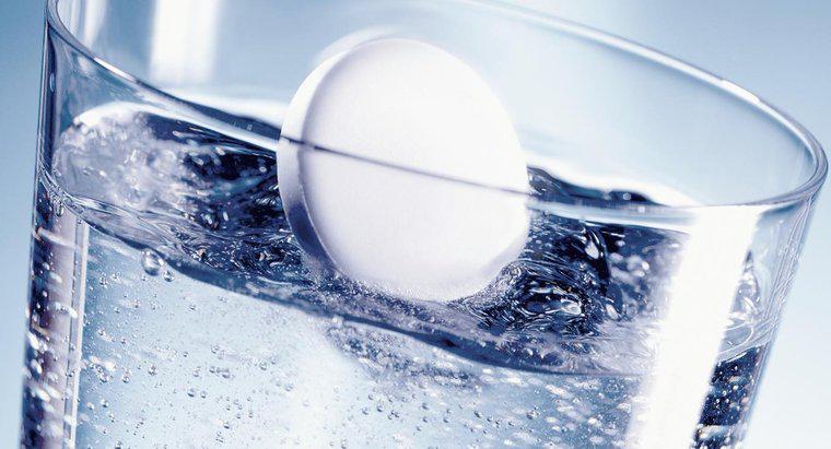 Aspirin có hòa tan trong nước không?