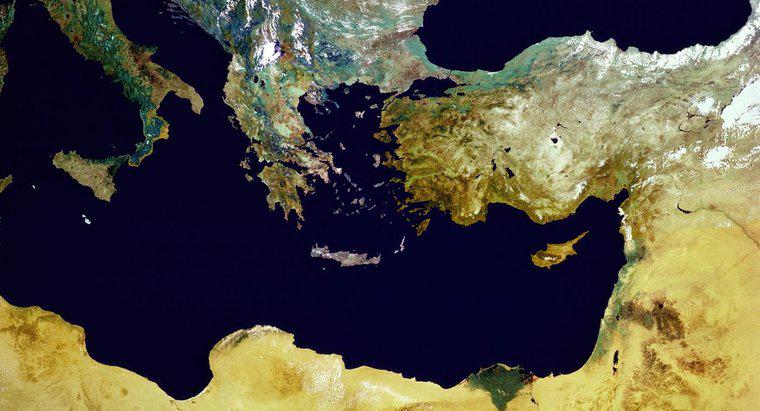 Những quốc gia nào giáp Biển Địa Trung Hải?