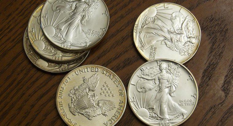 Khi nào thì Sở đúc tiền Hoa Kỳ ngừng sản xuất tiền xu bằng bạc nguyên chất?