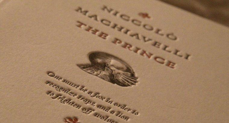 Tại sao Niccolo Machiavelli viết The Prince?