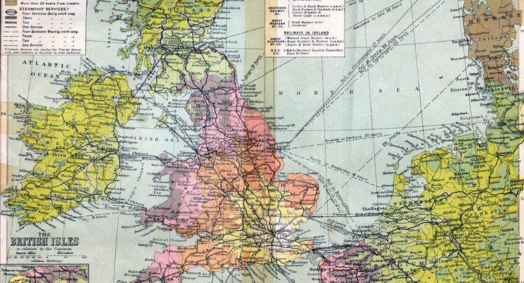 Chiều dài của Vương quốc Anh là gì?