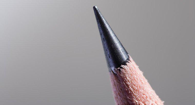 Chì bên trong bút chì được làm từ chất liệu gì?