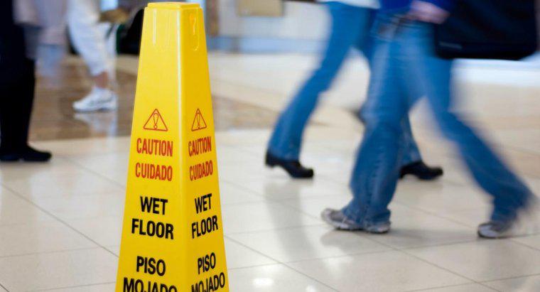 Làm thế nào để bạn ngăn chặn sàn nhà trơn trượt?