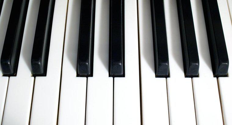 Phím đàn piano được làm từ gì?