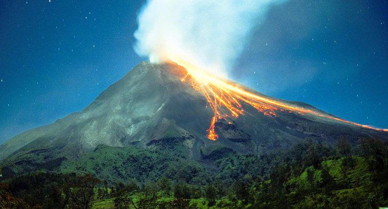 Các đặc điểm chính của núi lửa là gì?