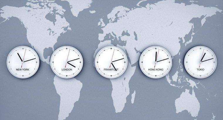 Chênh lệch thời gian giữa GMT và EST là gì?