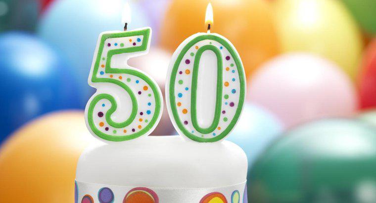 Bạn nên nói gì trong bài phát biểu mừng sinh nhật lần thứ 50?