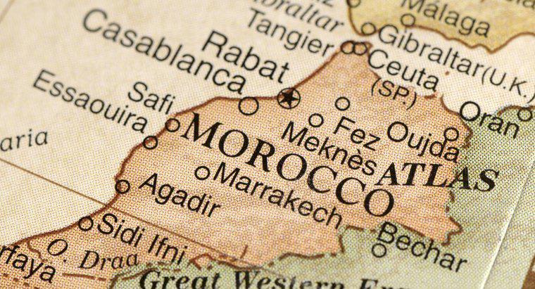 Biên giới Maroc với các quốc gia nào?
