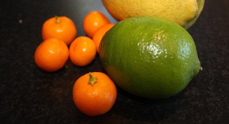 Thực phẩm nào có nhiều axit citric?