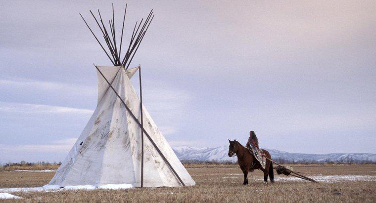 Tại sao thổ dân da đỏ sống ở Tepees?