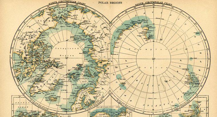 Các vòng tròn Bắc Cực và Nam Cực nằm ở vĩ độ nào?