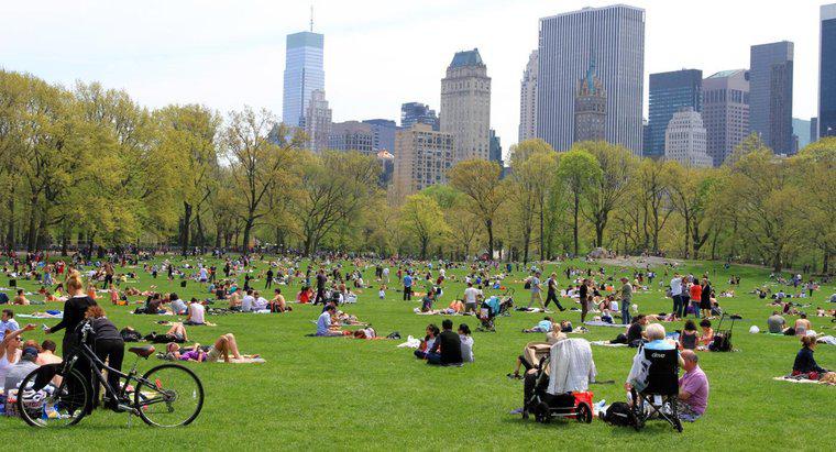 Công viên Trung tâm Lớn như thế nào ở Thành phố New York?