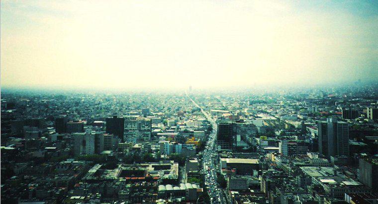 Vị trí tương đối của Thành phố Mexico là gì?