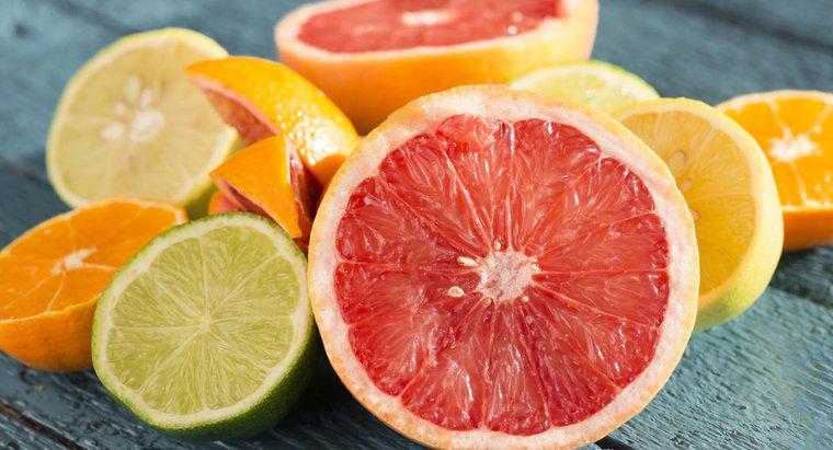 Trái cây nào chứa axit citric?