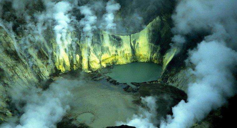 Khí gì được tạo ra từ các vụ phun trào núi lửa?