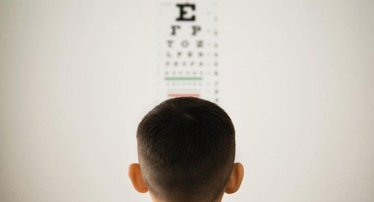 Làm thế nào để bạn sử dụng một biểu đồ khám mắt chuẩn?