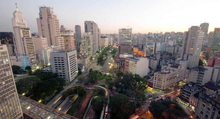 3 thành phố lớn nhất ở Brazil là gì?