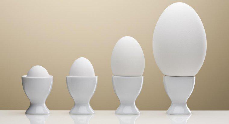 Có bao nhiêu quả trứng vừa bằng một quả trứng lớn?